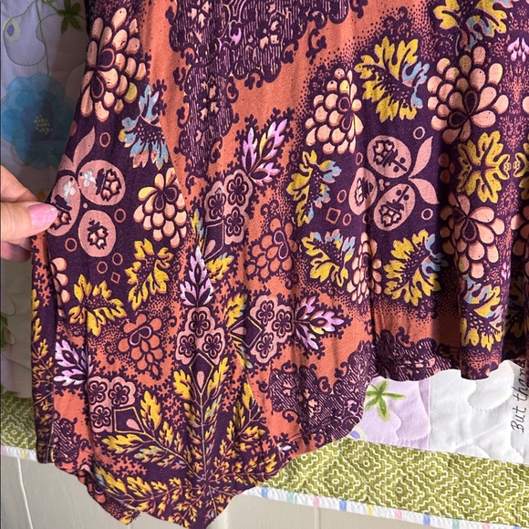 Maeve by Anthropology Multicolor Patterned Top sz LP - Picture 3 of 8